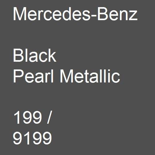 Mercedes-Benz, Black Pearl Metallic, 199 / 9199.